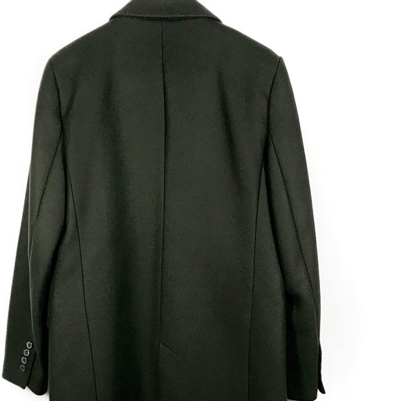 ZARA LONG MASCULINE COAT - Picture 4 of 11